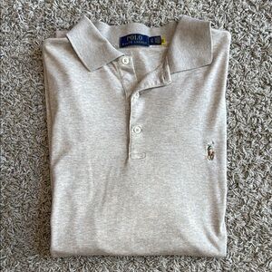 Ralph Lauren Beige Polo Shirt New Without Tags